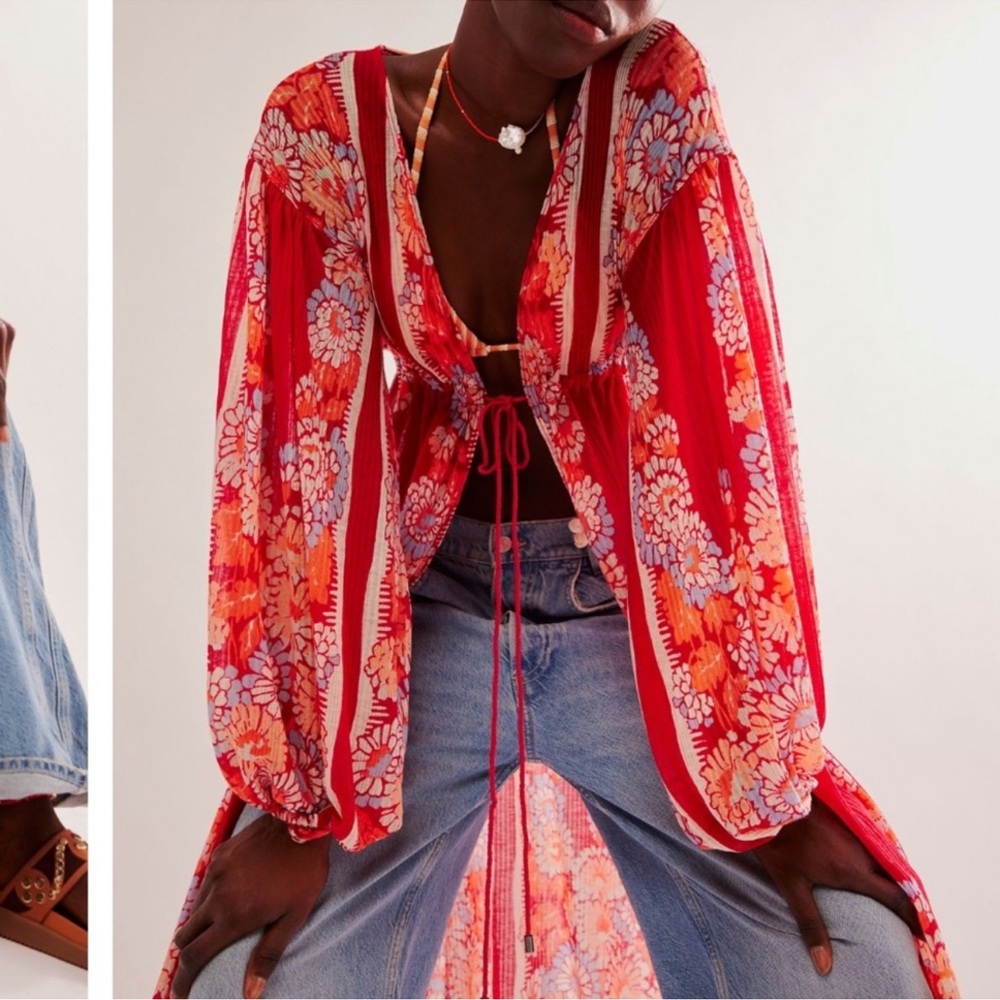 Free People Dream Girl Maxi Top / M - Picture 12 of 13